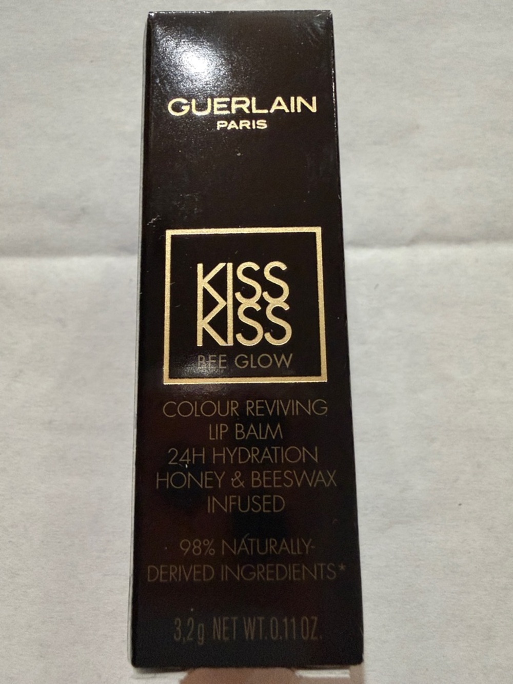 New in Box GUERLAIN KissKiss Bee Glow Lip Balm #258 Rose Glow
